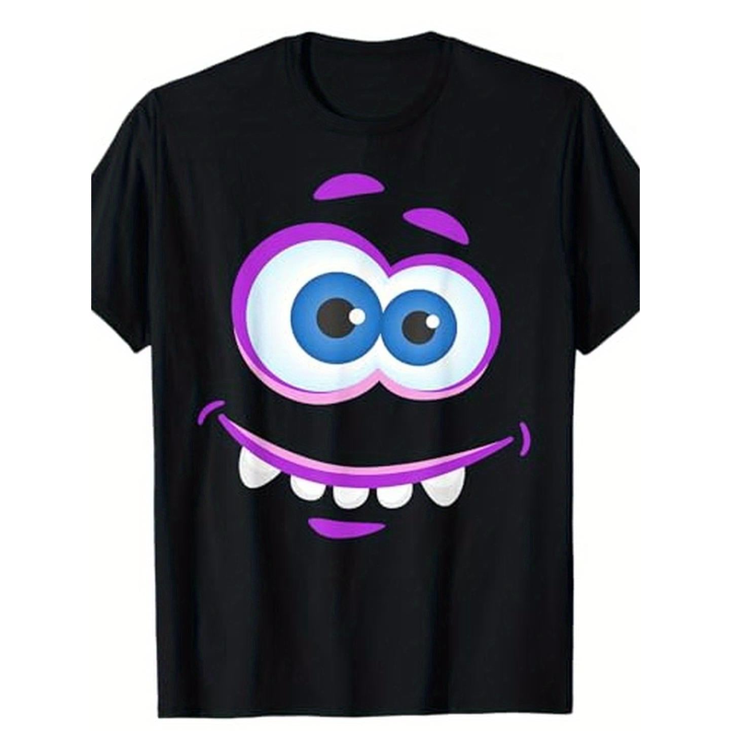 Whimsical and Expressive Graphic T-Shirt