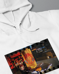 DIYANYONE Original Wendy's Retro Film Hoodie - Heavyweight Cotton Blend Pullover, Nostalgic Fast Food Aesthetic Hoodies