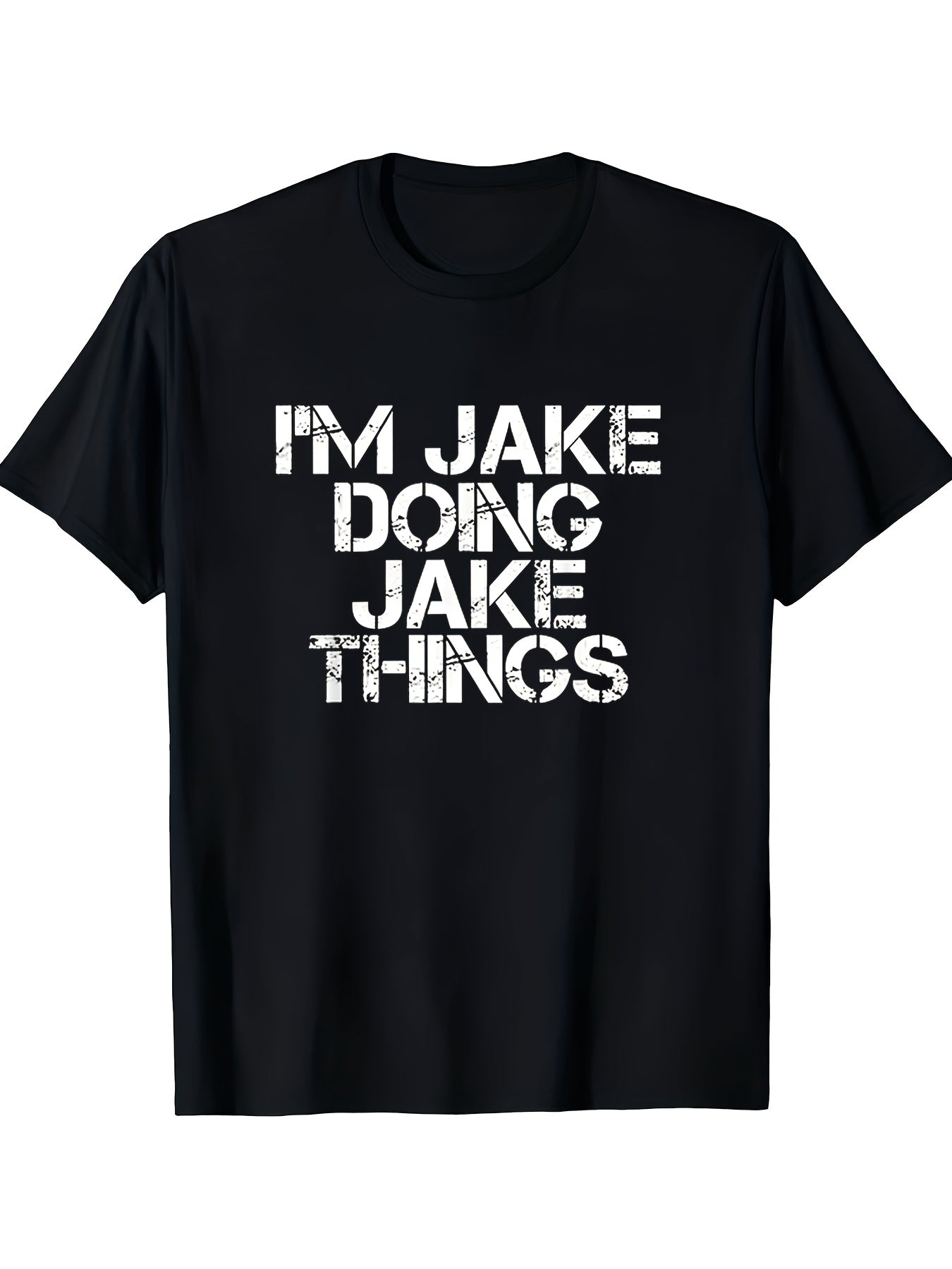 Men's Funny "I Dave" Text Print T-Shirt - Casual Round Neck Short Sleeve Tee Suitable for Daily Wear & Social Events