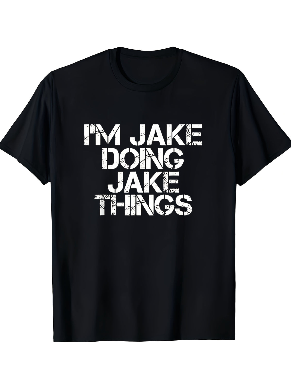 Men's Funny "I Dave" Text Print T-Shirt - Casual Round Neck Short Sleeve Tee Suitable for Daily Wear & Social Events