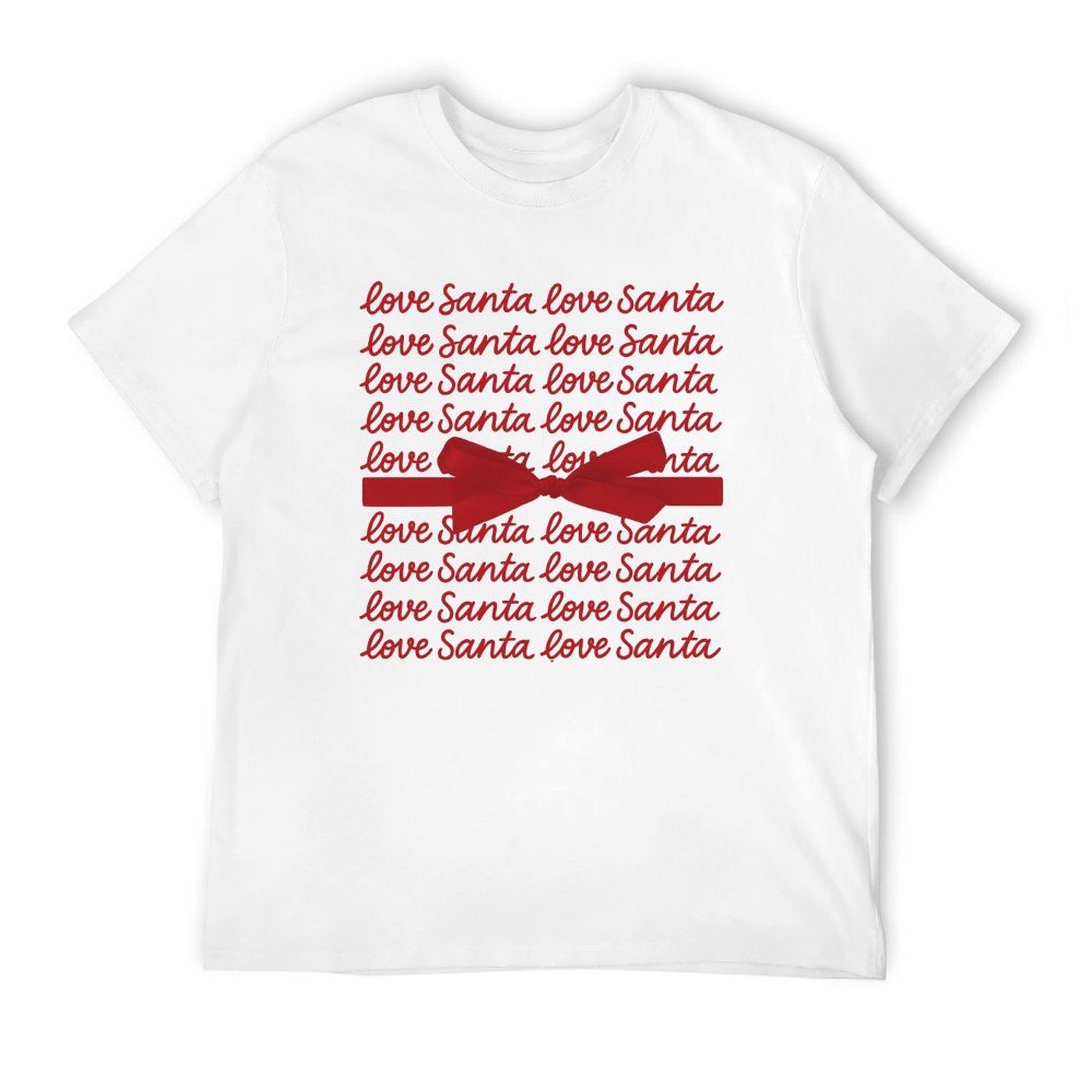 Graphic tee [Love Santa] funny t-shirt Unisex