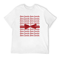 Graphic tee [Love Santa] funny t-shirt Unisex