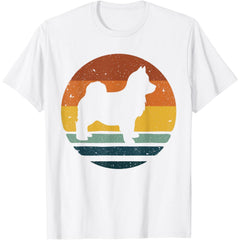 Pomsky Vintage Retro Dog T-Shirt
