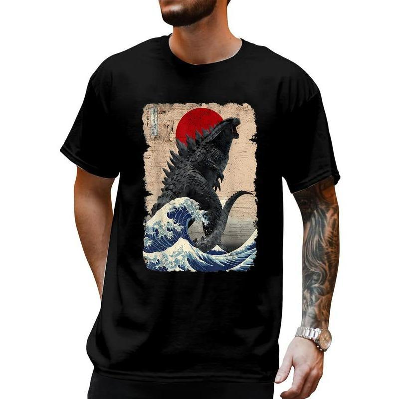Retro Vintage Japanese Art Legendary Rare Kaiju T-Shirt