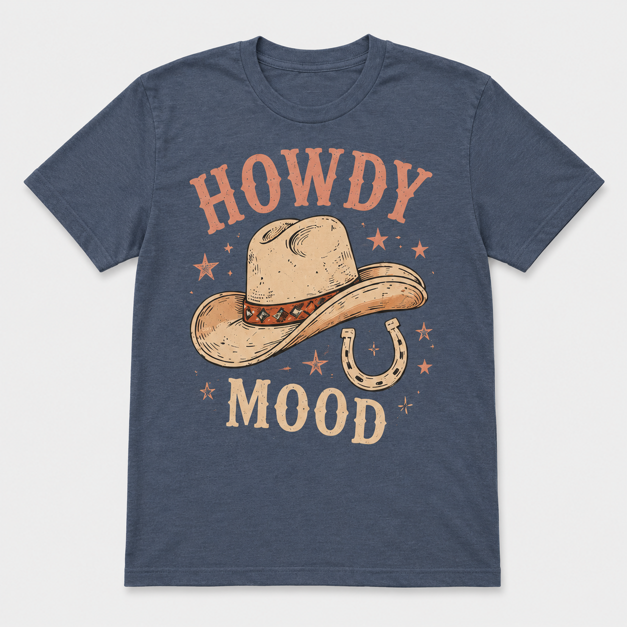 Western Roadtrip T-Shirt Vintage Cowboy Desert Graphic Tee Retro Americana Unisex Tee