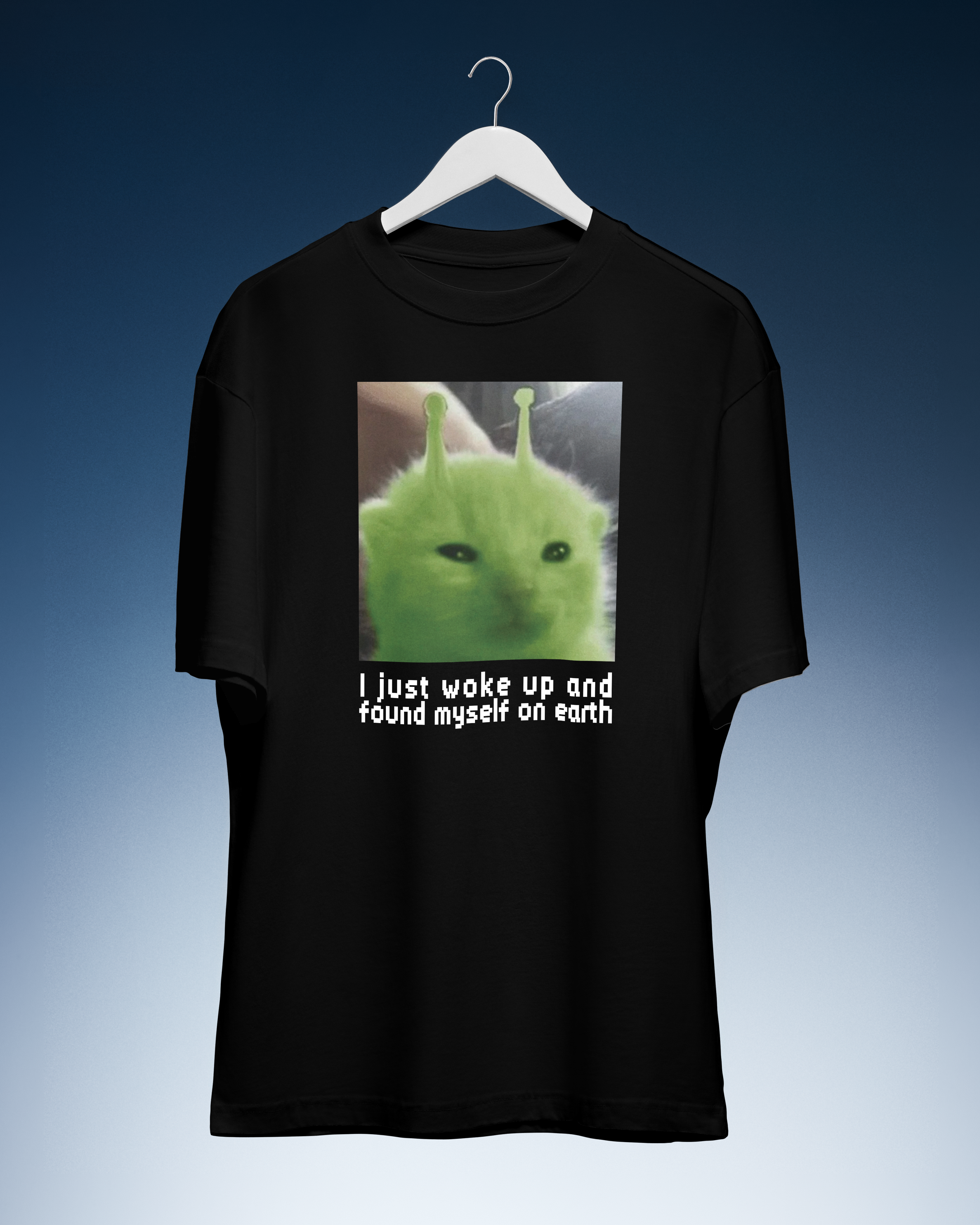 DIYANYONE alien memes T-shirt