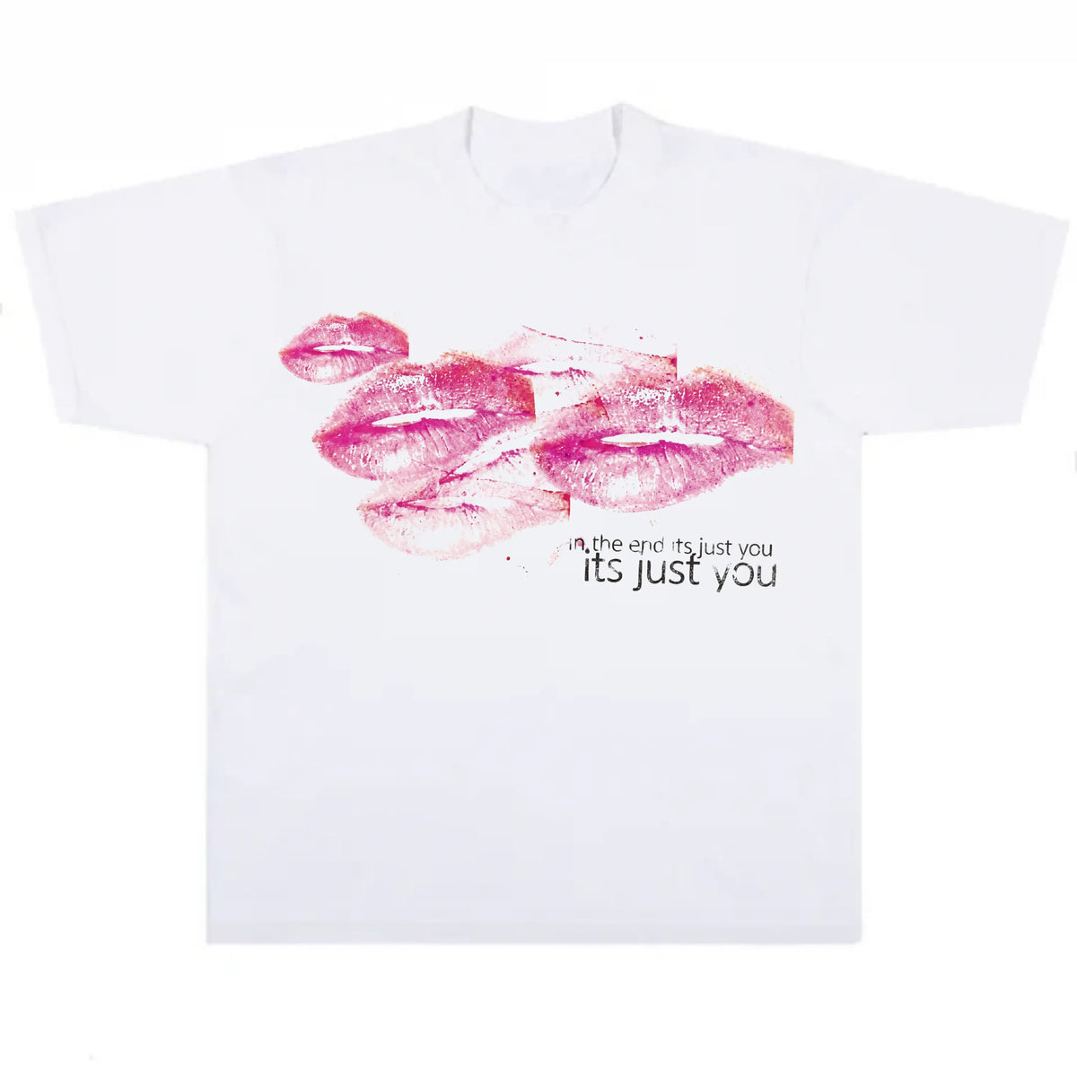 Its Just You T-Shirt  Y2K Vintage Graphic Crew Neck Short‑Sleeve Tee For Women Men