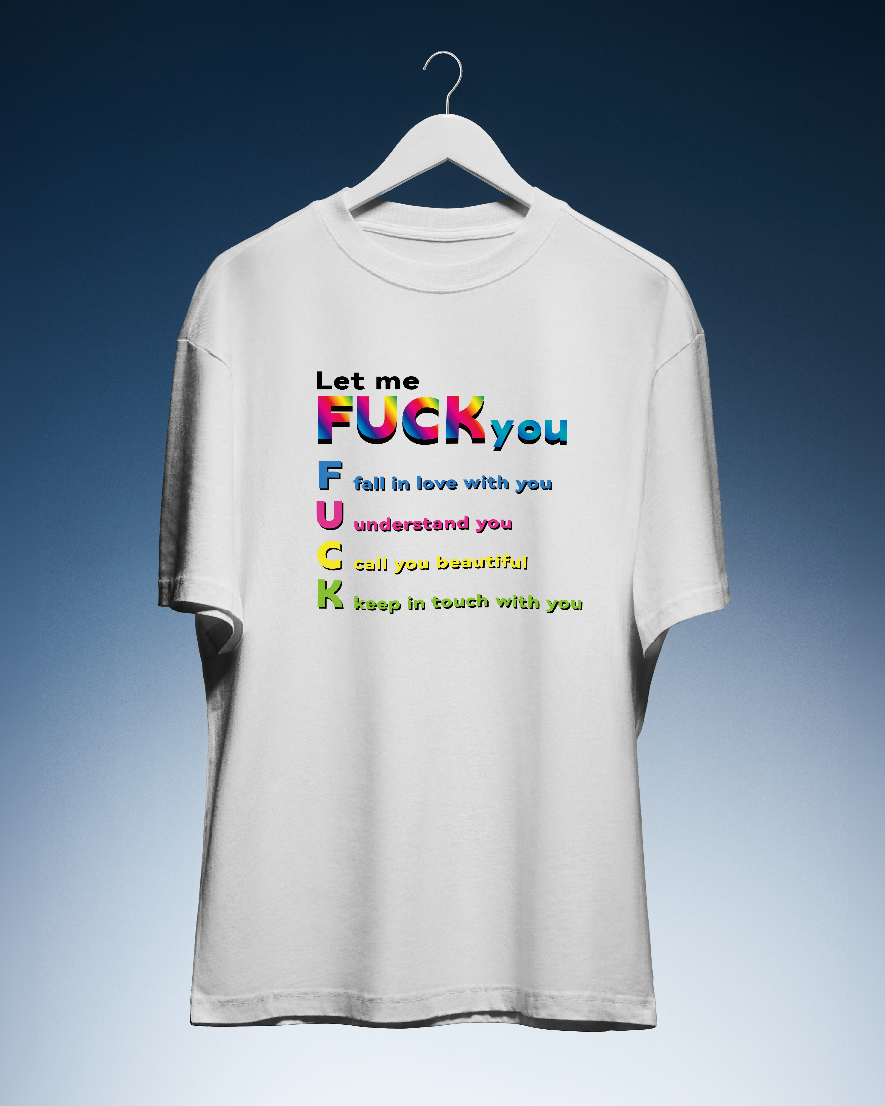 DIYANYONE F-WORD Happy T-shirt