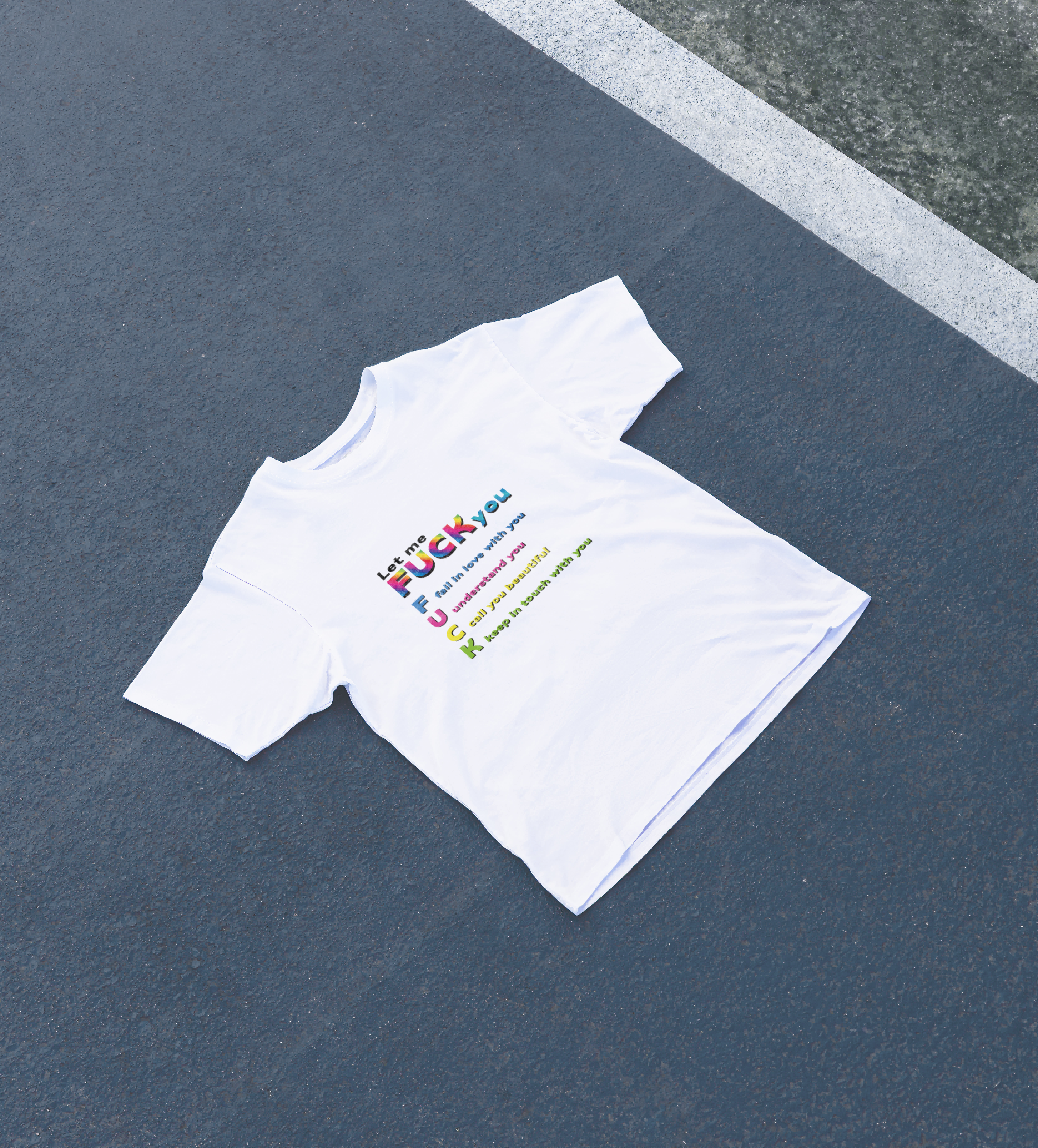 DIYANYONE F-WORD Happy T-shirt