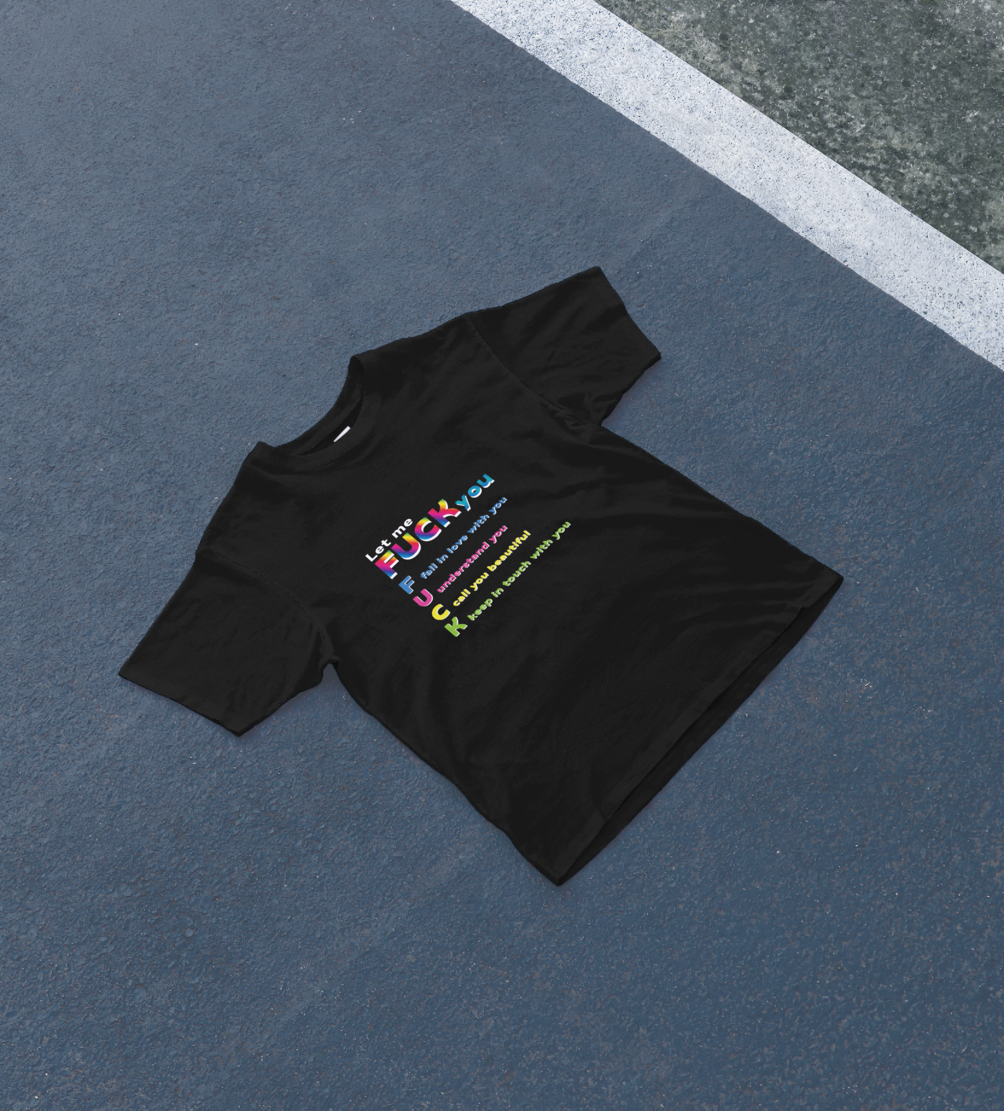 DIYANYONE F-WORD Happy T-shirt