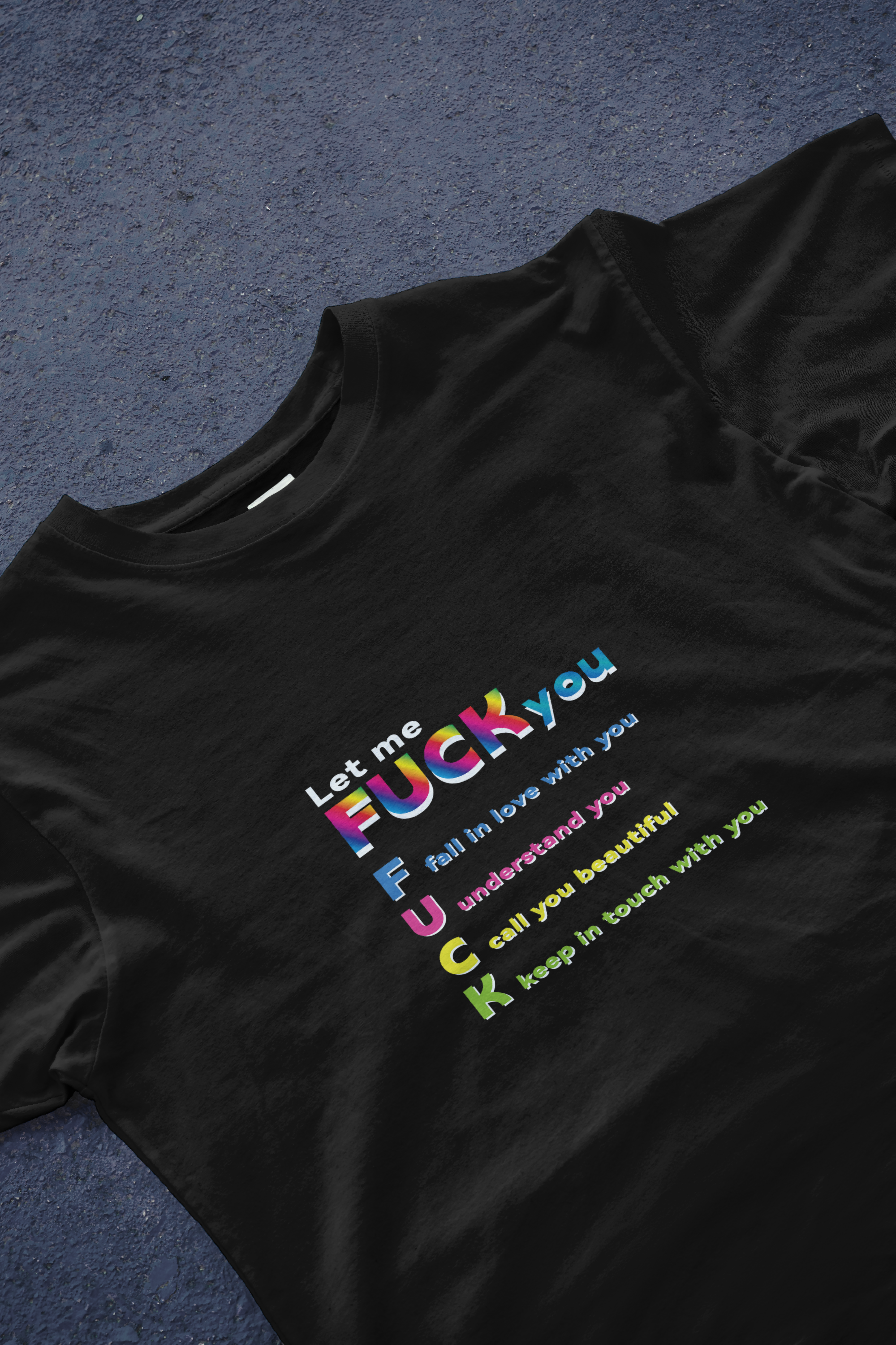 DIYANYONE F-WORD Happy T-shirt