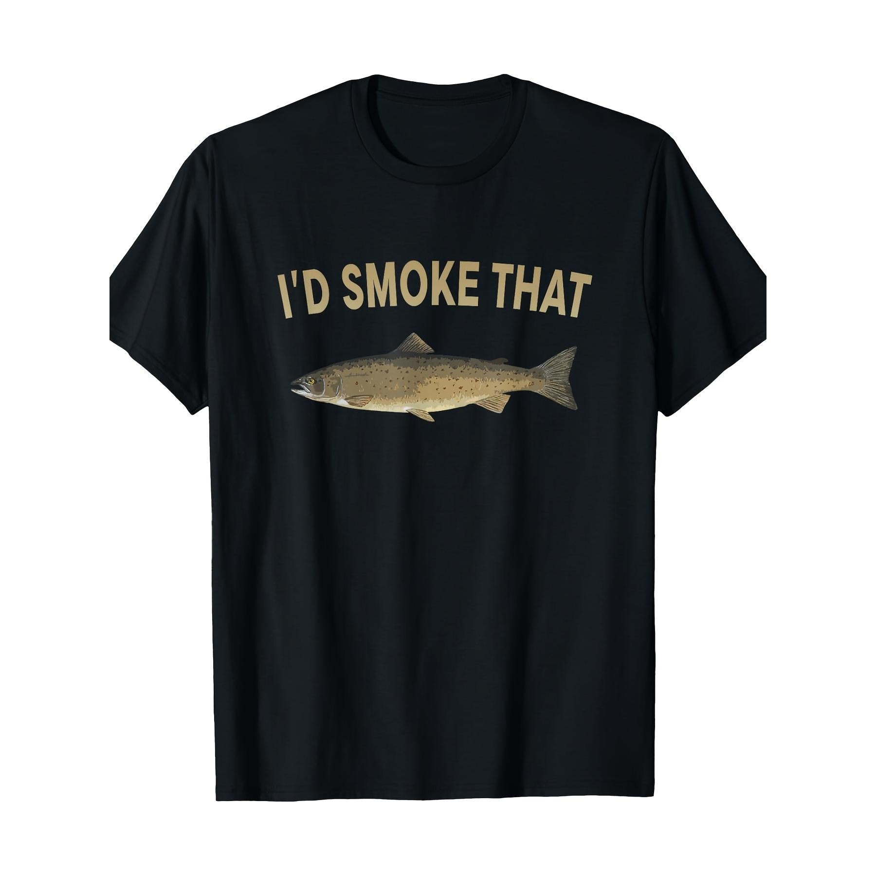 I'm Willing to Pull That Salmon Fishing Funny BBQ Shirt TShirt, Humorous Tee, Casual Wear, Statement Shirt, Short Sleeve Top, Fishing Humor Tee, Funny Gift Idea