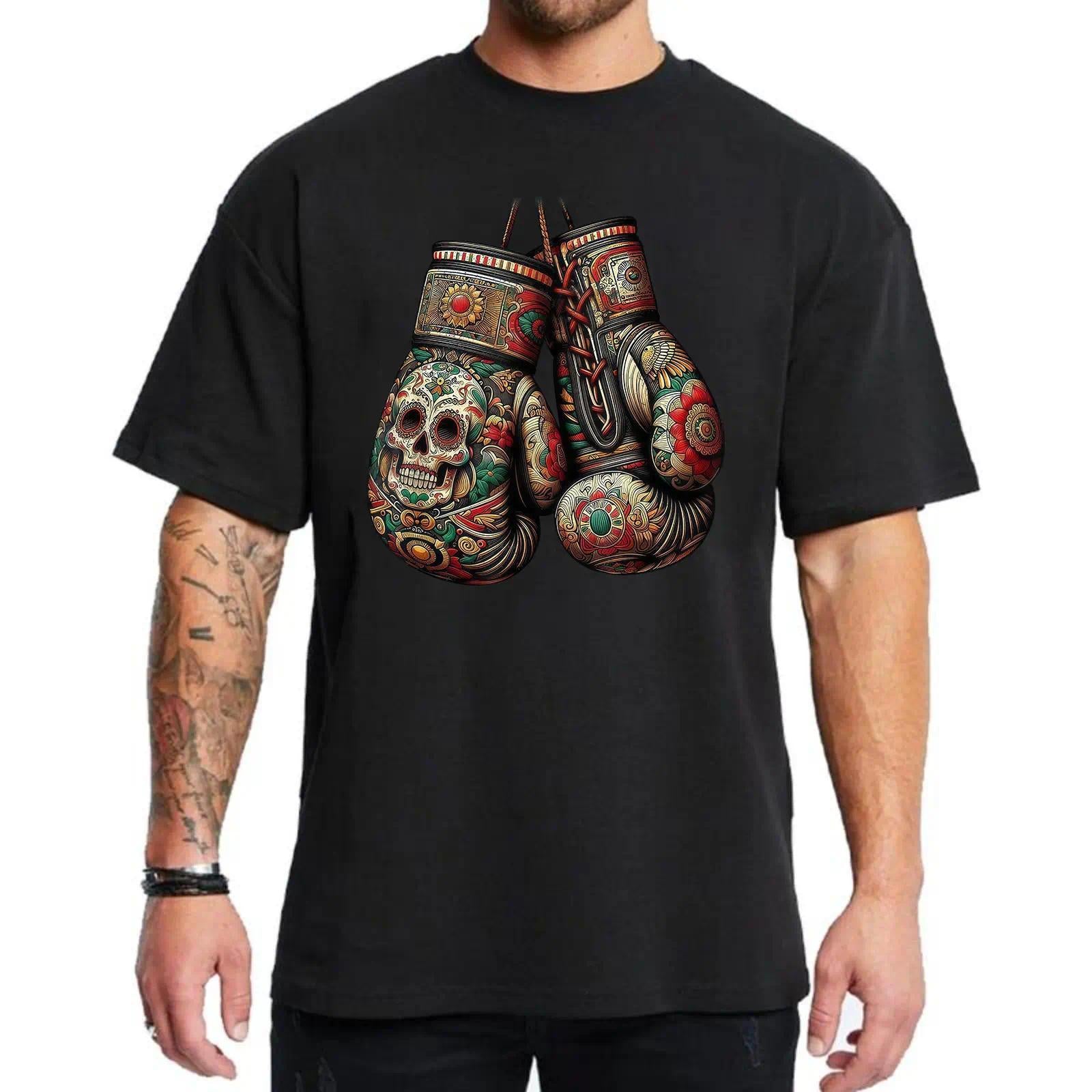 Mexican Vintage Style Boxing, Chicano Clothing, Mexican Clothes, Chicano Style Art Graphic Tee for Men & Women