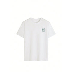 Women's New Summer Casual Round Neck Short Sleeve-Shirt, Simple Versatile Tree Print, Suitable Daily Wear. Tee,