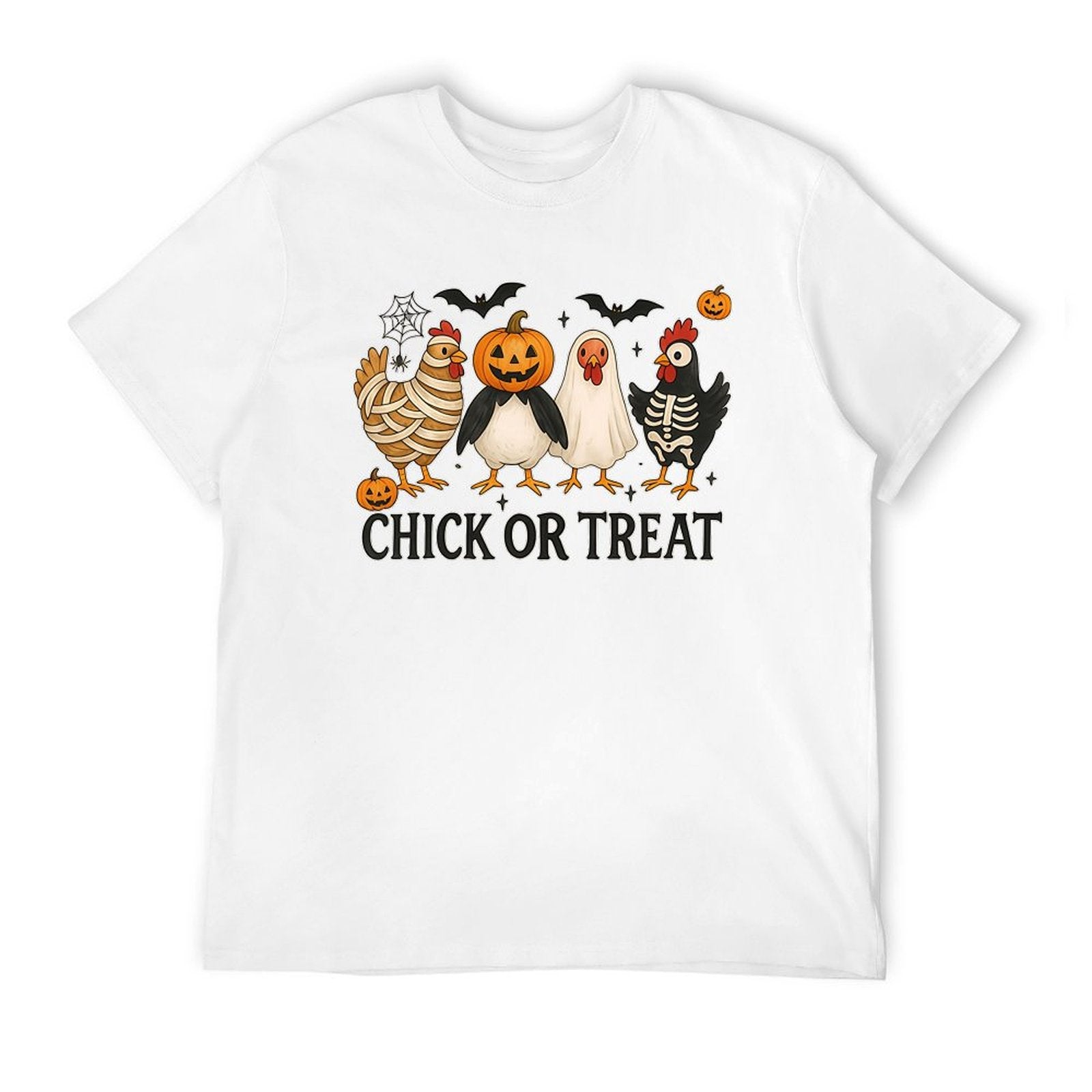Chick or Treat Funny Chicken Halloween T-Shirt