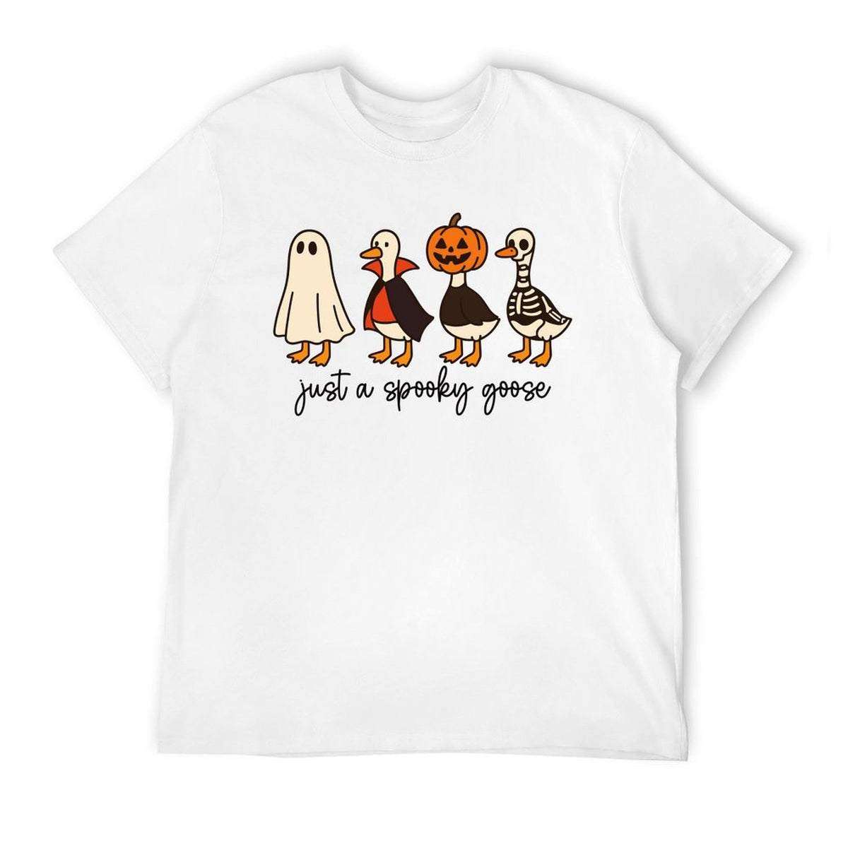 Funny Halloween Goose Graphic T-Shirt