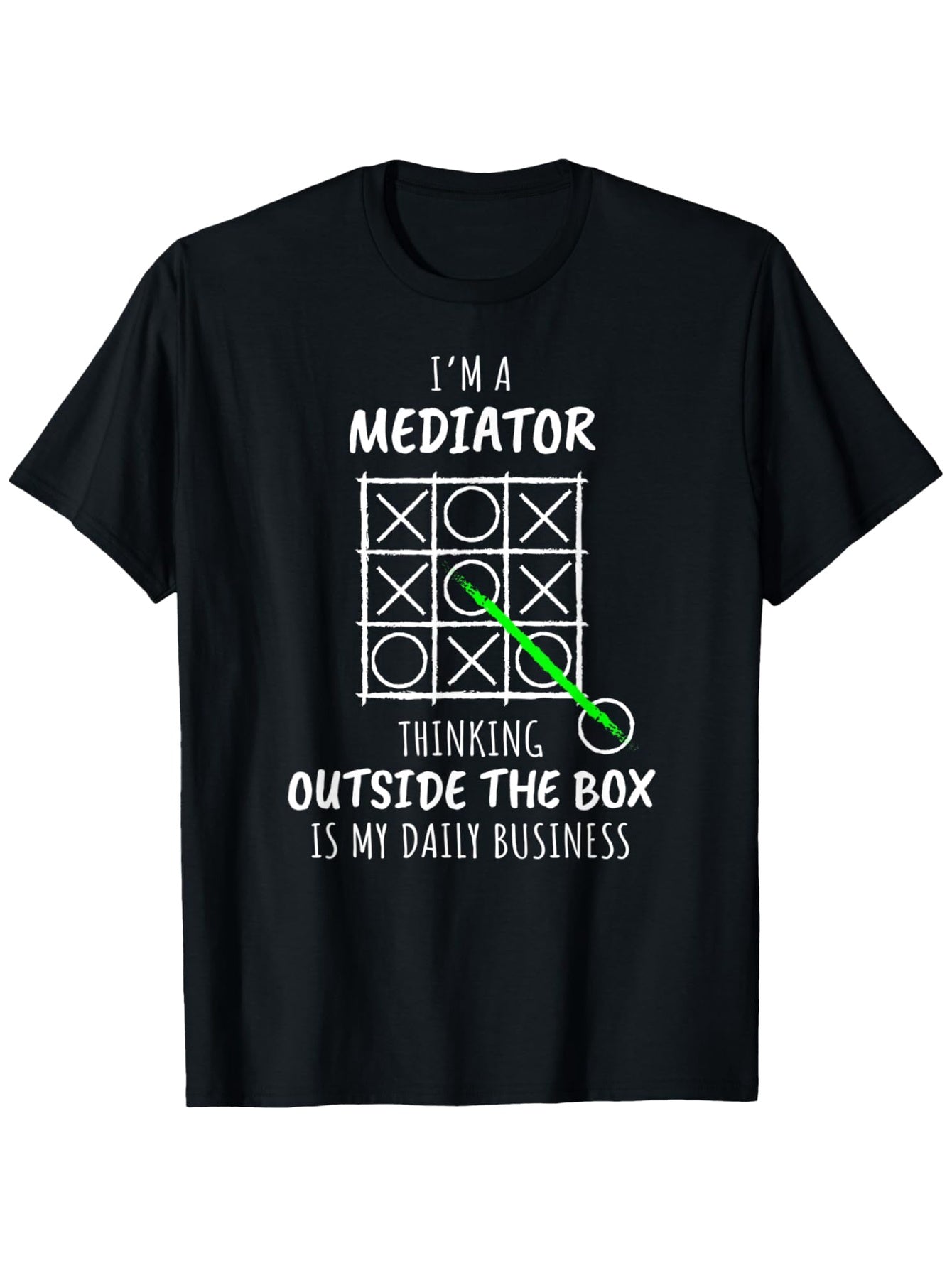 Funny Mediator T-Shirt, Suitable for Unisex Casual Round Neck Outdoor Short-Sleeved TShirt