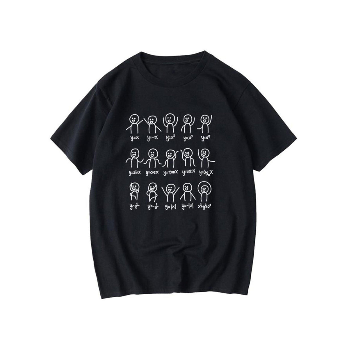 Funny Math Formula Graphic T-Shirt - Unisex Cotton Tee for Math Nerds Science Lovers