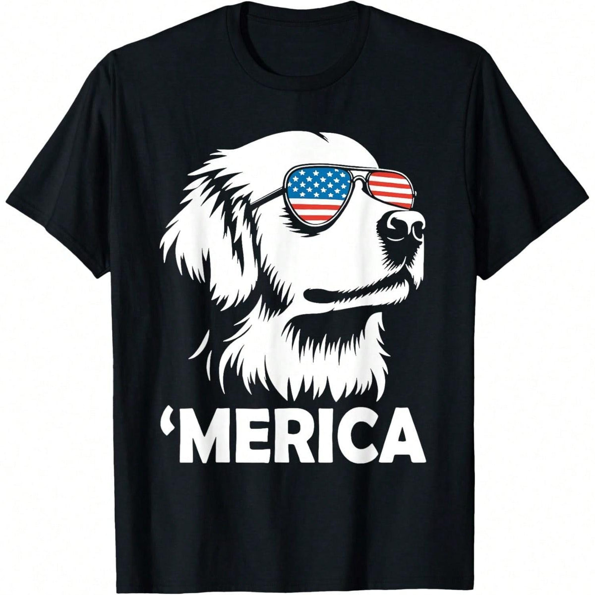 Holiday Golden Retriever 4th Of July T-Shirt