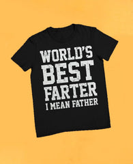 Tstars World Best Farter I Mean Father Shirt Gifts for dad Funny t-Shirt for Men