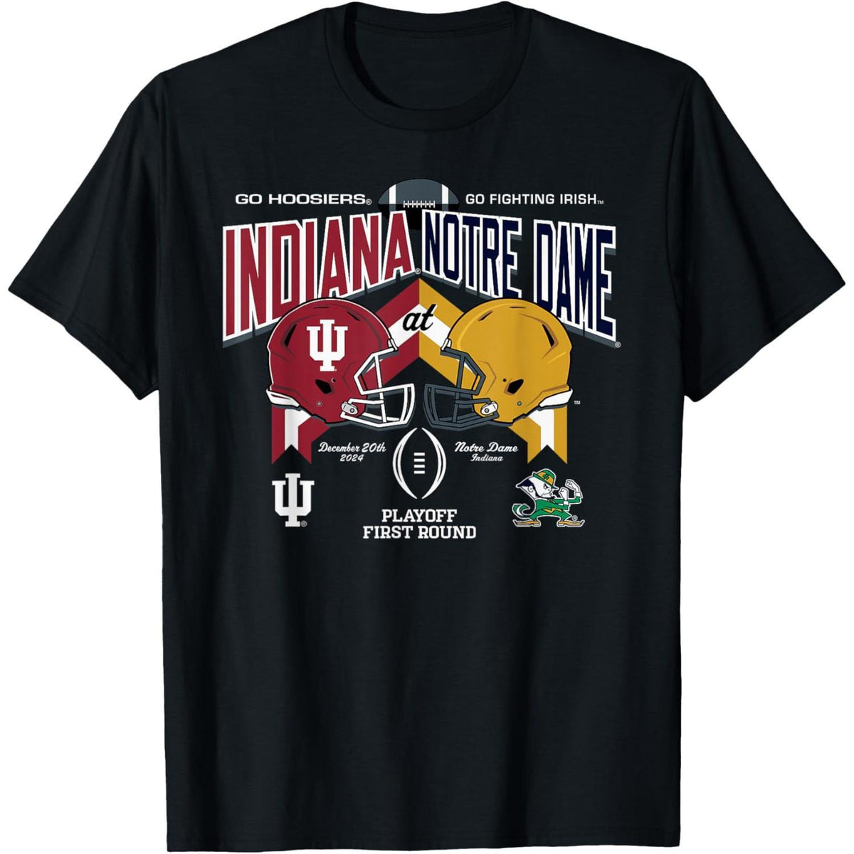 Indiana Hoosiers at Notre Dame Fighting Irish CFP T-Shirt