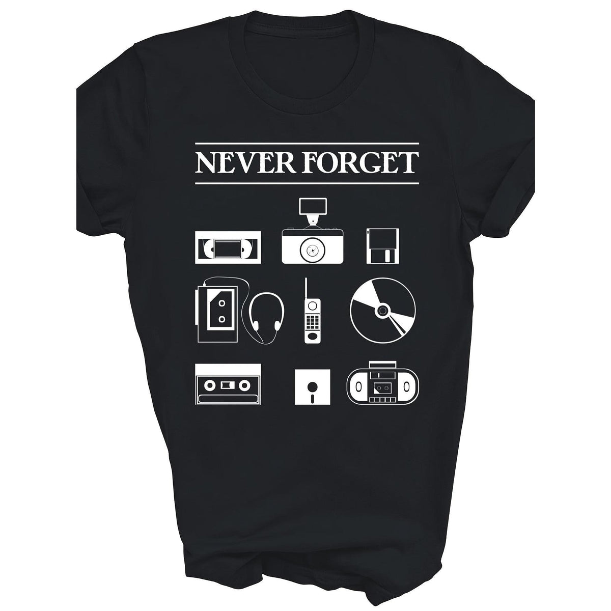 2026 Funny Graphic Never F-O ORGET 80S Vintage Unisex TShirt