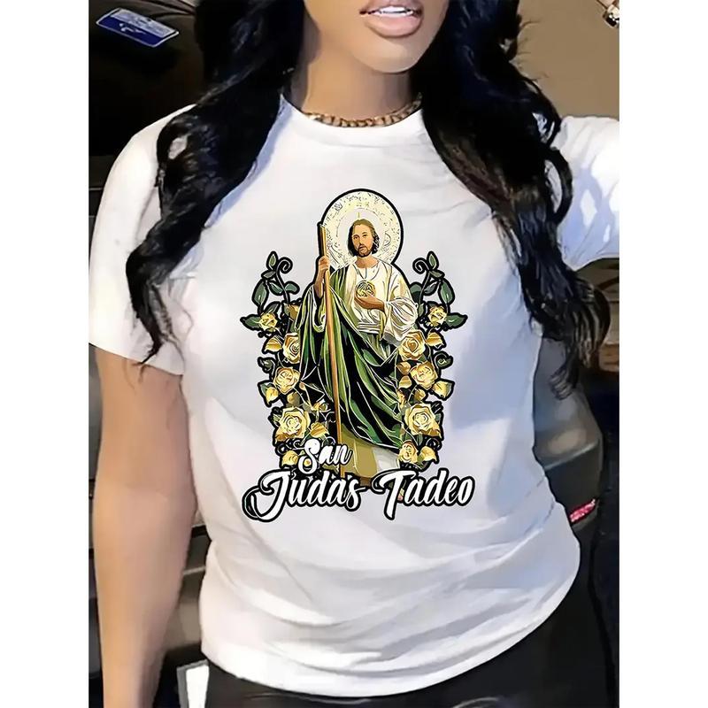 Floral Halo Design Faith-Inspired Graphic Tee