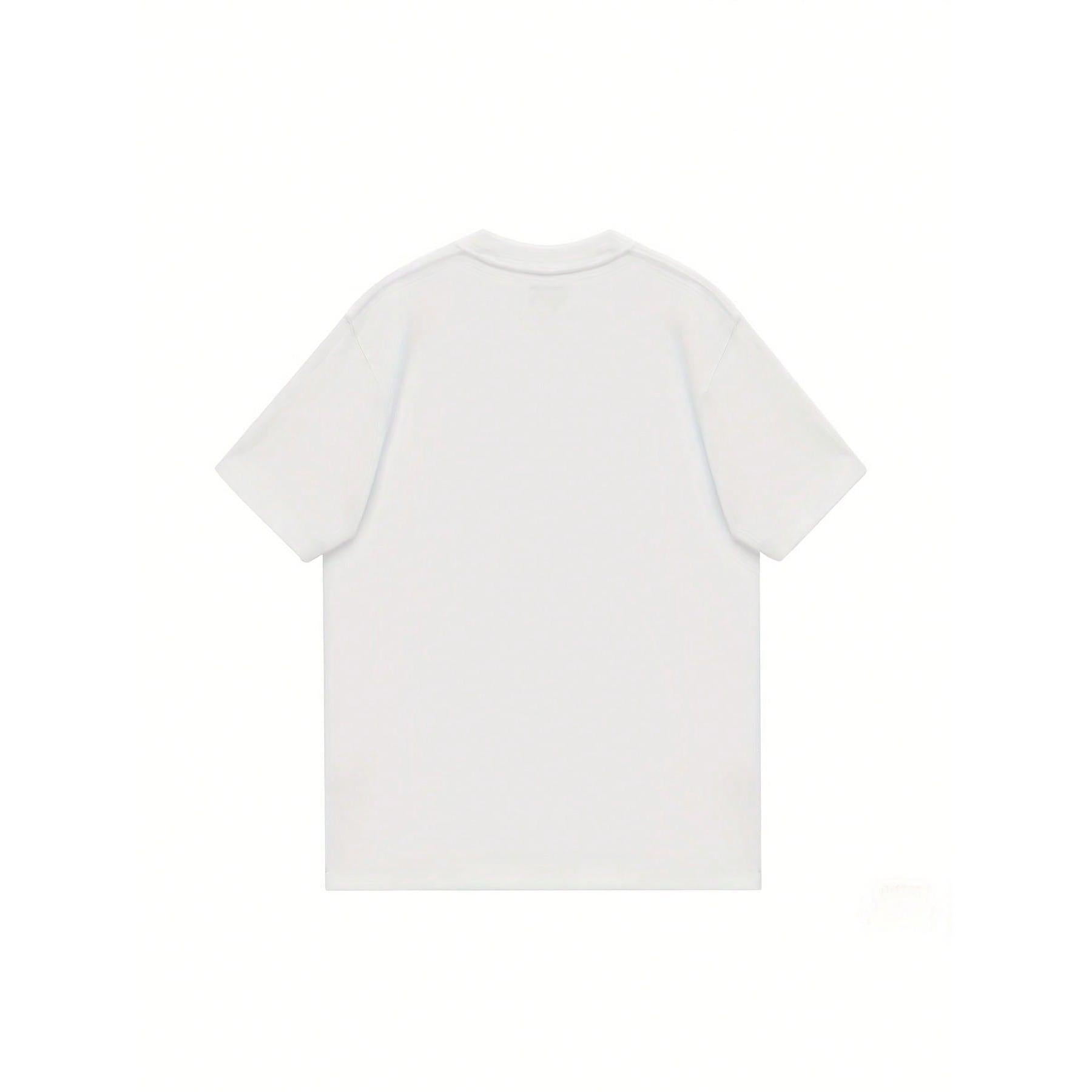 Women's White First Grade Teacher T-Shirt With Pencil Bow & Back To Graphic - Loose Fit Short Sleeve Crew Neck Top