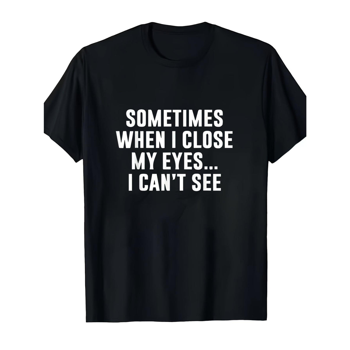 Fun Printed TShirt Black Short Sleeve Round Neck Casual TShirt Humorous Iital Print Esin Suitable Aily Casual Wear All Seasons