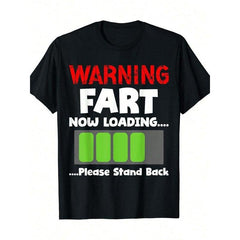Warning Fart Now Loading Please Stand Back Funny T-Shirt