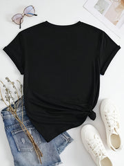 God Happy Print T-Shirt