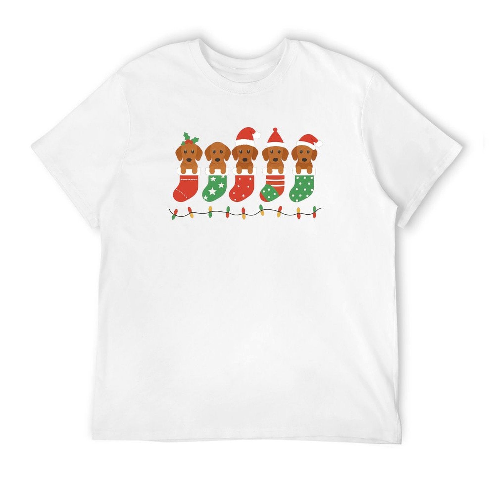 Graphic tee [Christmas socks] funny t-shirt Unisex gift idea holiday vibe