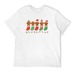 Graphic tee [Christmas socks] funny t-shirt Unisex gift idea holiday vibe