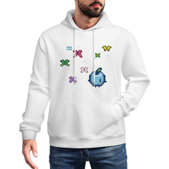 Unisex cotton Hoodies soft everyday wear fashion funny[Pixel art znimo]graphic hoodies