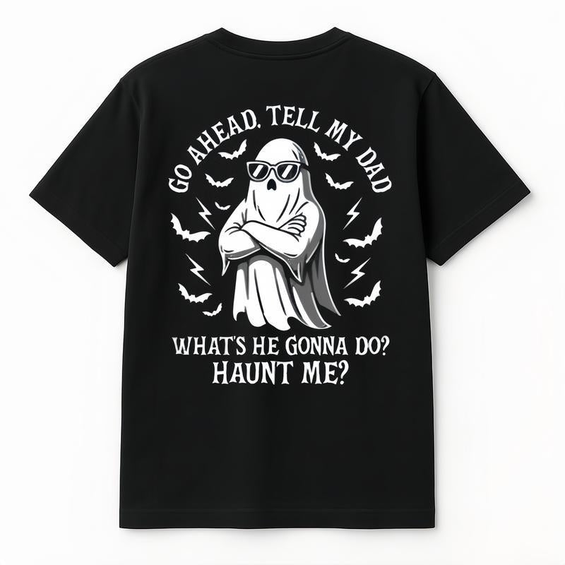 Halloween Ghost Humor Graphic T-Shirt