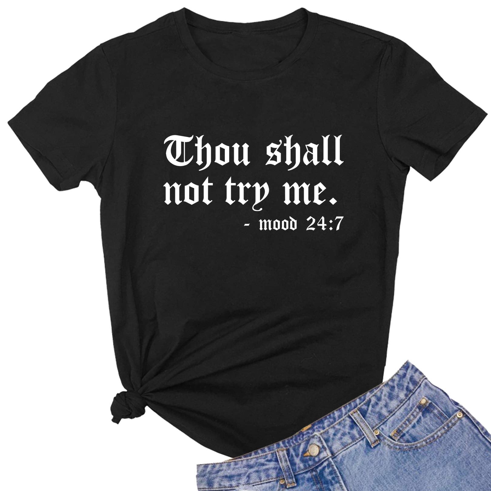 Summer Tshirt Women Graphic Cute T Shirts Funny Tees Women Crew Neck Short Sleeve Tees