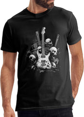 Men’s Vintage Y2K Rock Shirt for Men Skull Punk Metal Graphic Tee