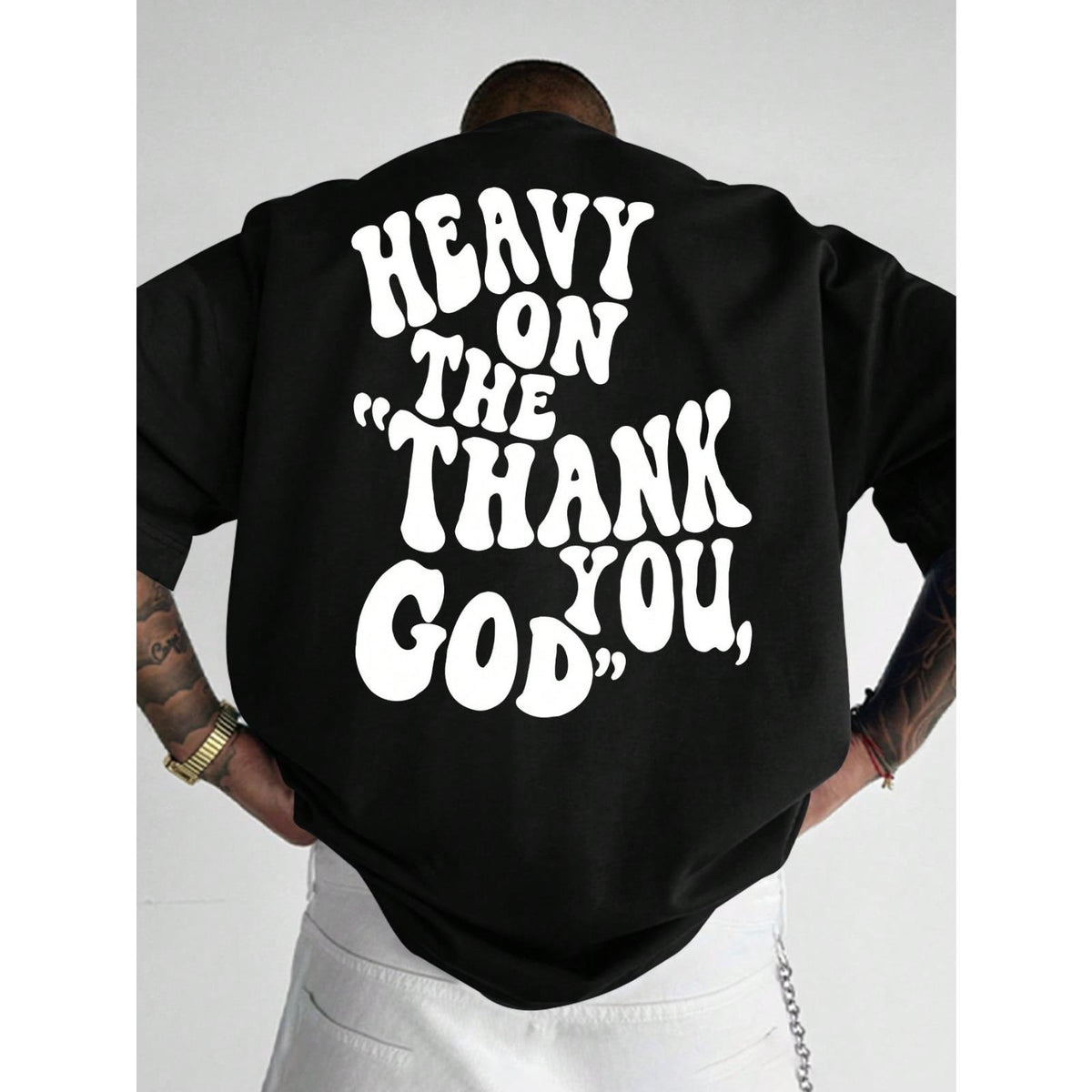 Men's Summer Slogan Print Round Neck Casual Commuter T-Shirt, Emo, 2000s Style