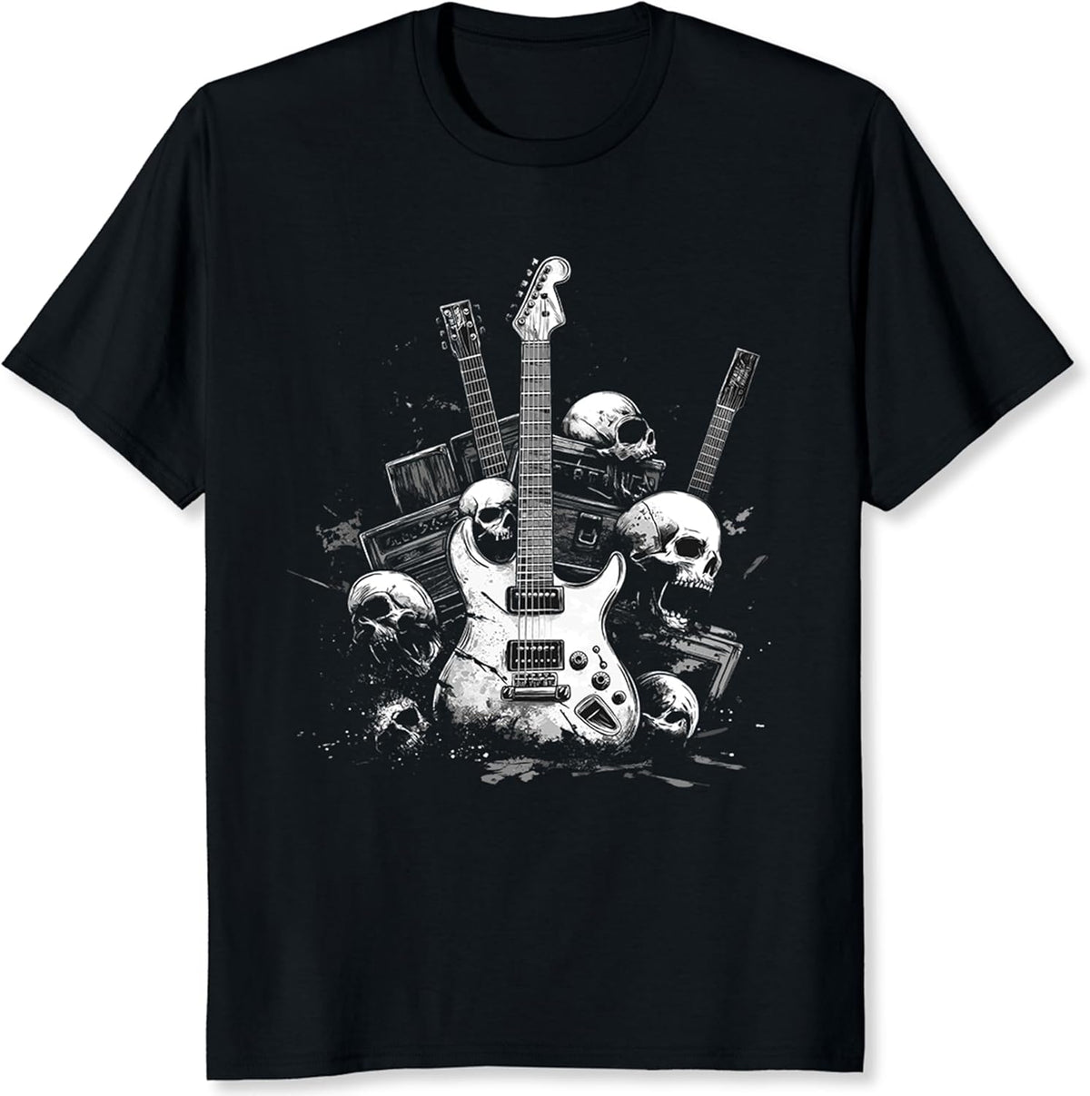 Men’s Vintage Y2K Rock Shirt for Men Skull Punk Metal Graphic Tee