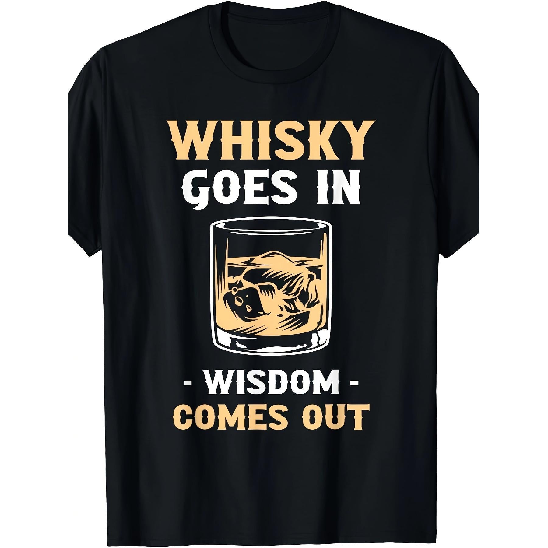 Men's Drinking T-Shirt, Suitable for Outings, Parties, and Bars, the Best Gift for Male Friends/Family