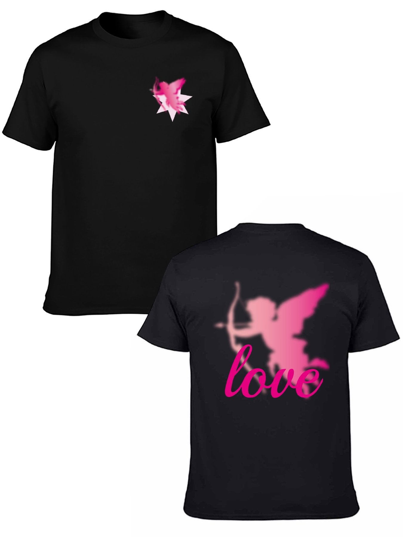 Graphic tee [LOVE] Y2K modern hiphop t-shirt Unisex