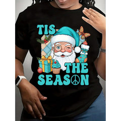 Tis The Season Santa Claus ChristmasHoliday T-Shirt