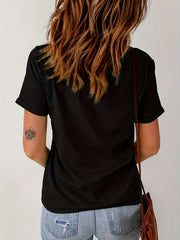 God Happy Print T-Shirt