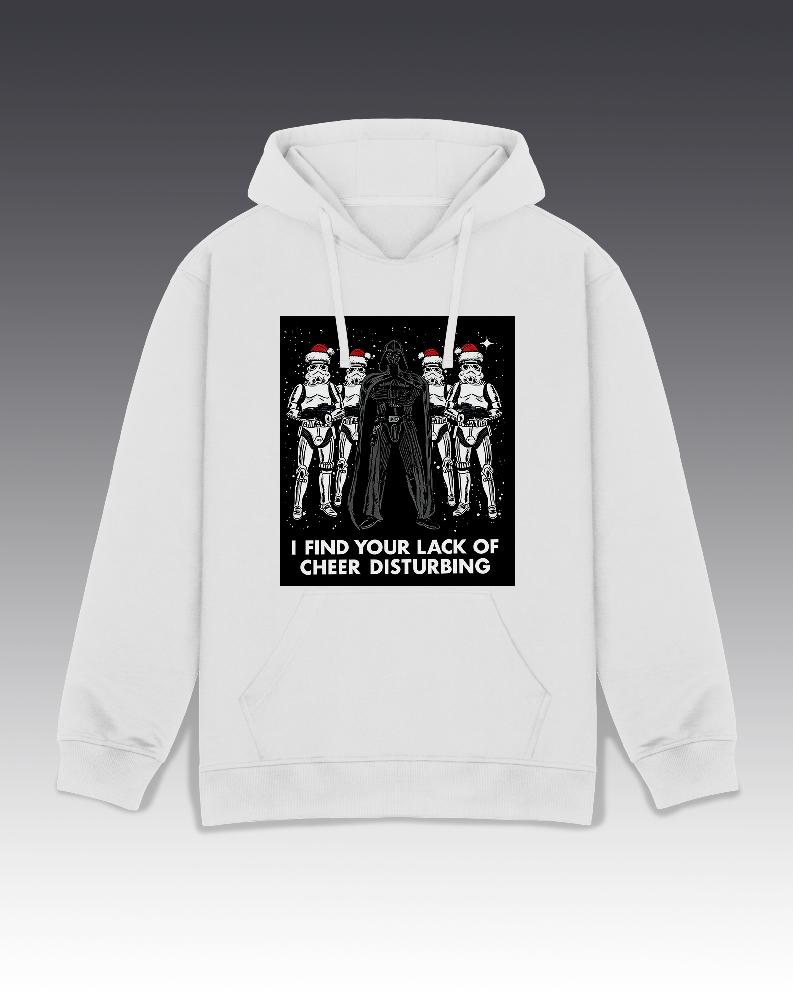 DIYANYONE Sci-Fi Quote Hoodies: Vader's Lack of Cheer