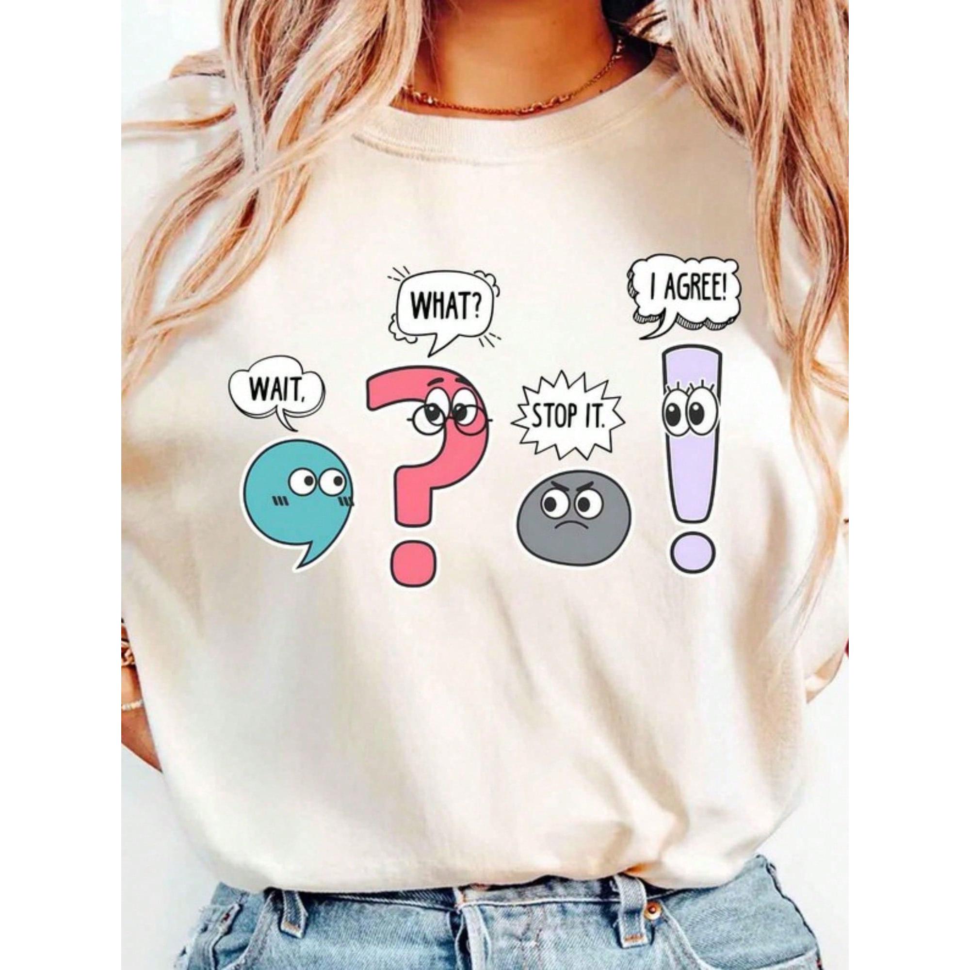 Funny Grammar Teacher Shirt,Punctuation English Teacher Gift, Wait What Stop It I Agree Shirt,Synonym Rolls Shirt,Teacher Day Shirt