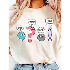 Funny Grammar Teacher Shirt,Punctuation English Teacher Gift, Wait What Stop It I Agree Shirt,Synonym Rolls Shirt,Teacher Day Shirt