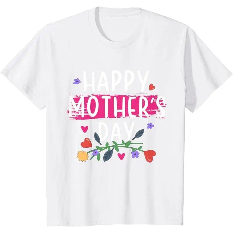 Happy Mother’s Day 2026 Mom Gift T-Shirt - For Mom Idea Graphic Tee, Unisex Casual Top