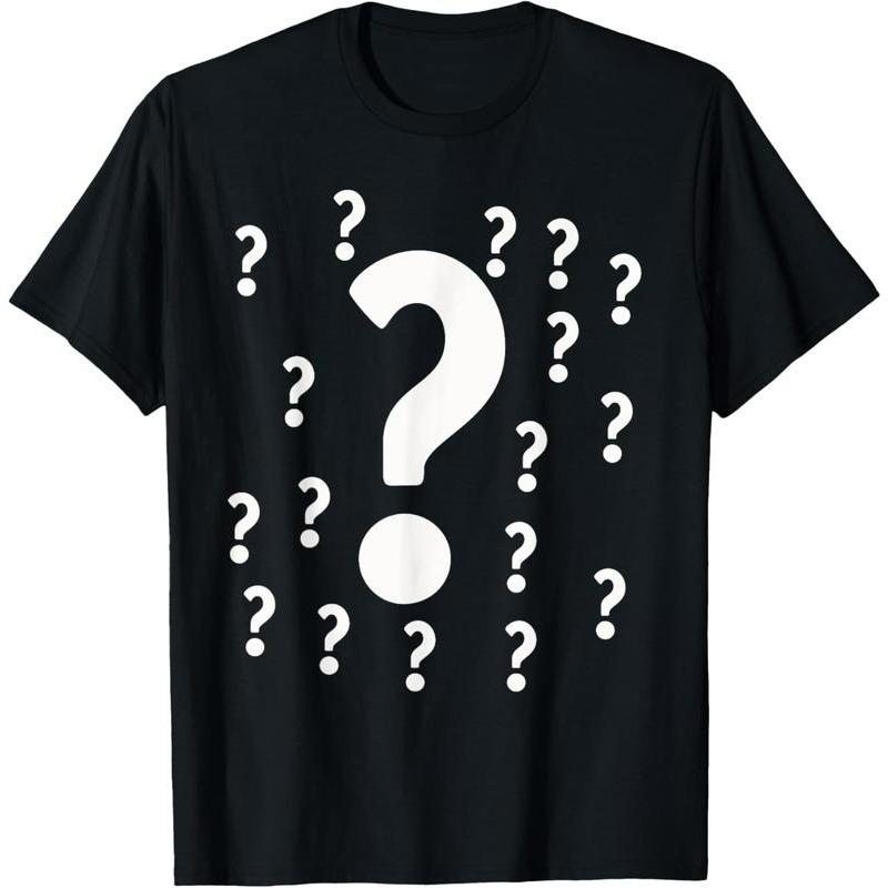 Question Marks Punctuation Multiple T-Shirt