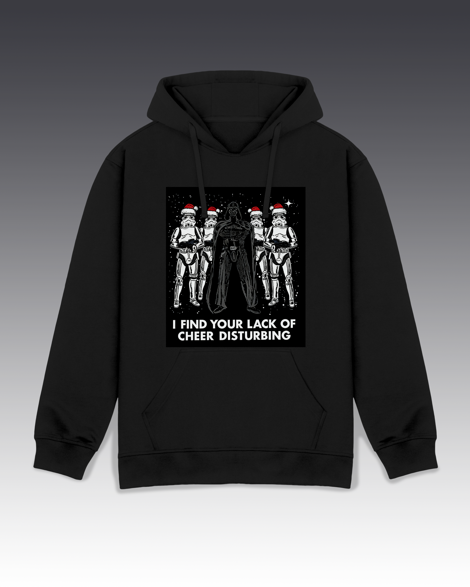 DIYANYONE Sci-Fi Quote Hoodies: Vader's Lack of Cheer