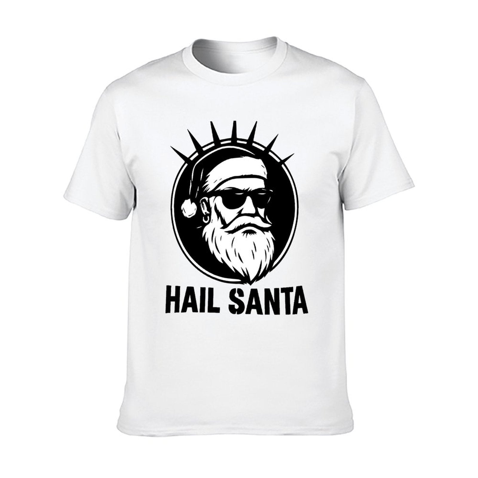 Graphic tee [hail santa] funny t-shirt Unisex gift idea holiday vibe Xmas gift punk santa